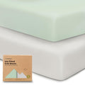 KeaBabies 2-Pack Baby Crib Sheets by KeaBabies