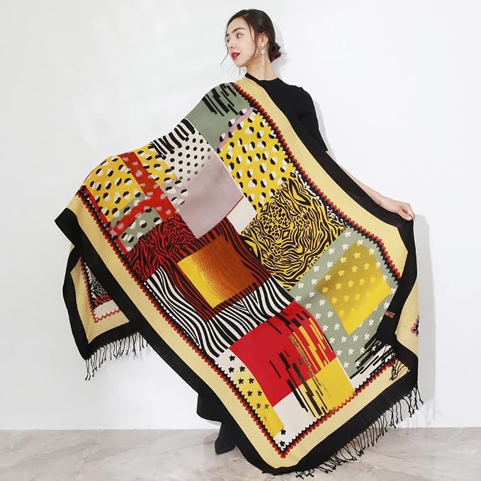 DANA XU 100% Merino Wool Pashmina Shawl - Image 7