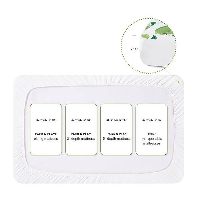 TILLYOU Pack and Play Sheet - Image 3