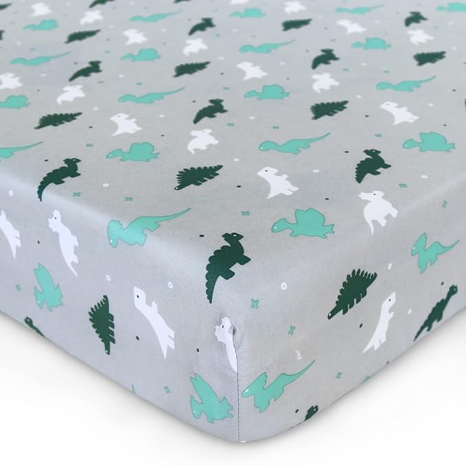 Crib Sheets for Boys or Girls 2-Pack, Fitted Crib Sheet 52'' x 28'' for - Image 5