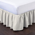 Bed Skirt - Ruffled Bed Skirt 12 Inch Drop Dust Ruffle - Dust Ruffle Bedskirt by Unknown