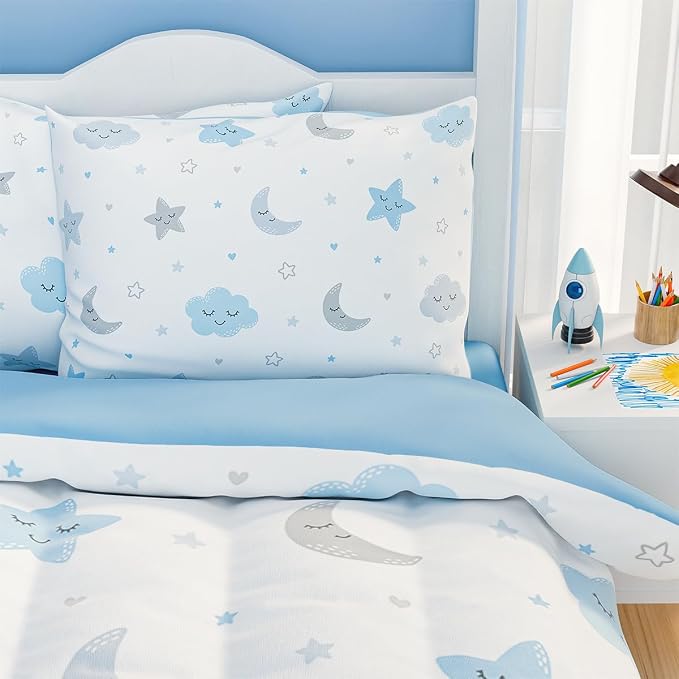 Star and Moon Comforter Set Full Size 98x86in - Image 4