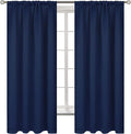 BGment Rod Pocket 63 Inch Long Blackout Curtains by BGment