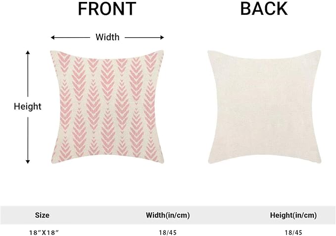 BETGINY Boho Pillow Covers 18 x 18 Inch Pack of 2 - Image 2