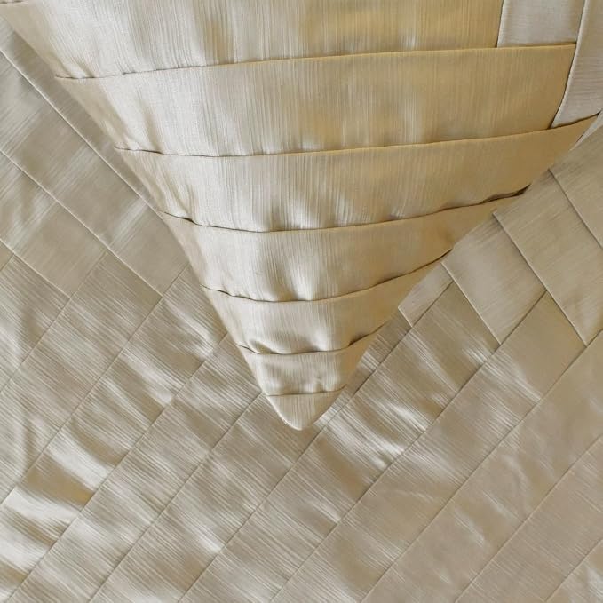 The HomeCentric King/Queen/Twin Ivory Designer Queen 74"x18" Bed Runner Without - Image 3
