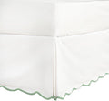 HIG Off-White Chic King Bed Skirt by HIG
