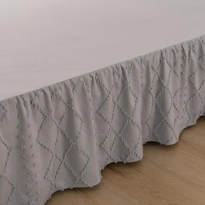 Bed Skirt Queen Size Ruffled Bed Skirt - Image 4