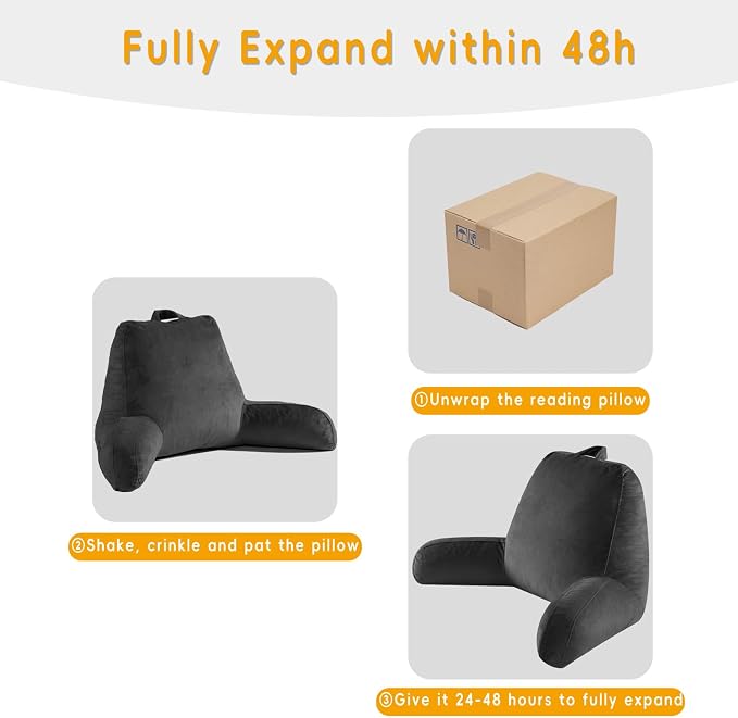 Reading Pillow for Sitting in Bed Adult, Reading Pillow - Image 5
