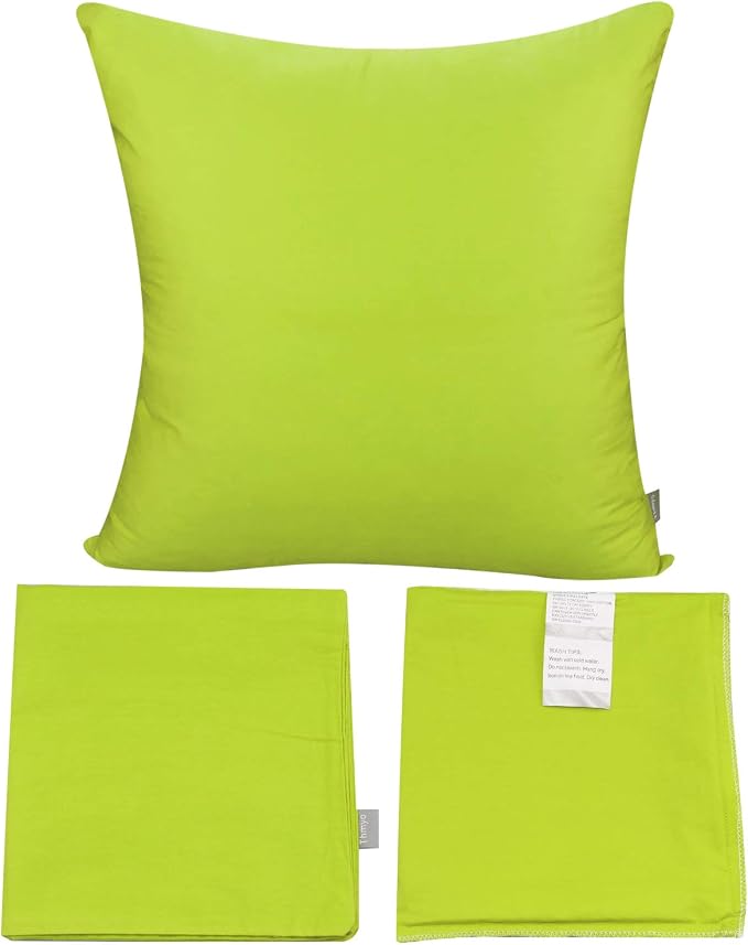 Thmyo 4-Pack 100% Cotton Comfortable Solid Decorative Throw Pillow Case - Image 7