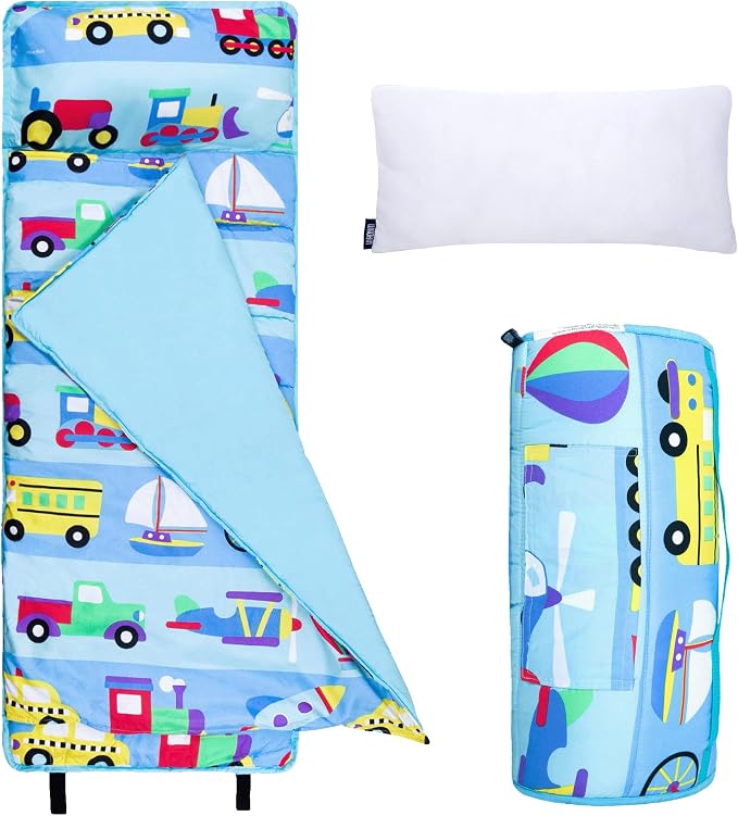 Wildkin Kids Microfiber Nap Mat – Soft Sleep Mat by Wildkin