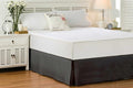 Queen Size Bed Skirt 600 TC Egyptian Cotton 16 Inch Drop Easy Fit by WHITECOTTONWORLD