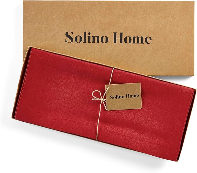 Solino Home Linen Table Runner 108 Inches Long - Image 5