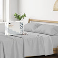 Mayfair Linen 100% Cotton Striped Sheets Split King Size Bed Set by MayfairLinen