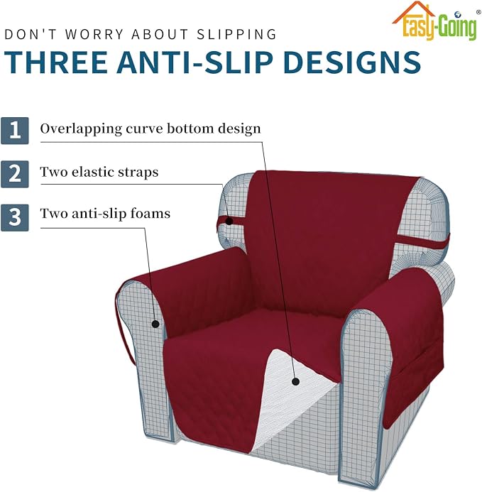 Easy-Going Sofa Slipcover Chair Cover Waterproof Couch Cover Washable Sofa - Image 3