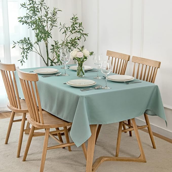maxmill Square Jacquard Tablecloth Waterproof Spillproof Wrinkle Resistant Soft - Image 2
