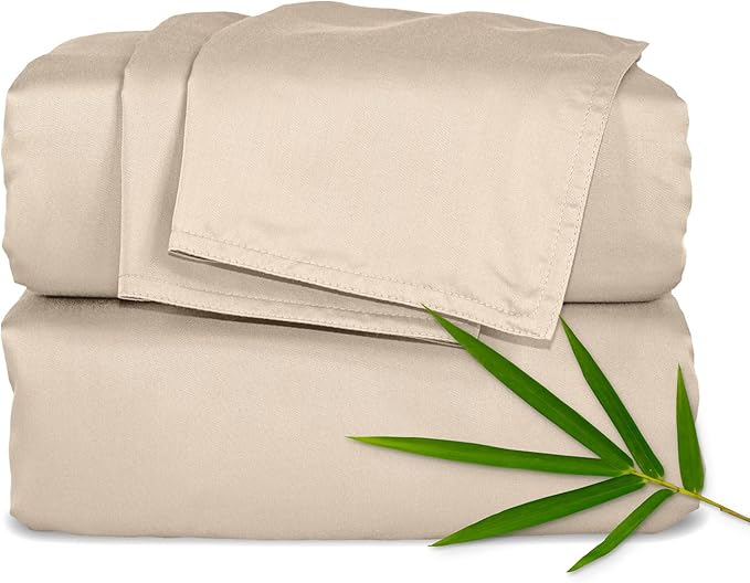 Pure Bamboo Full Sheets, Genuine 100% Organic Viscose Derived from Bamboo Bed by PureBamboo