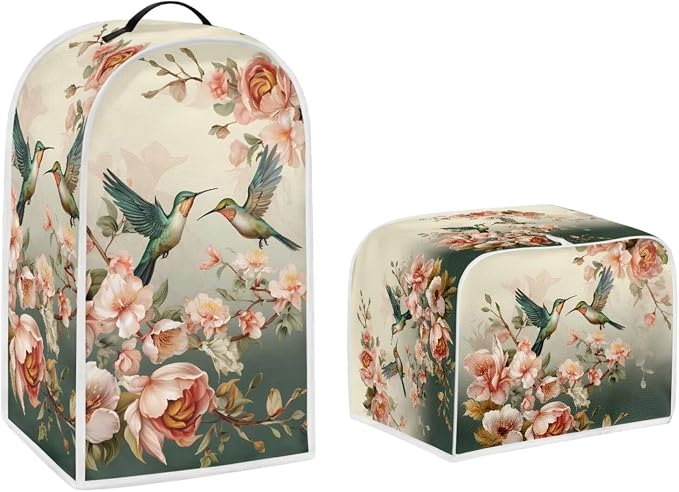 Hummingbirds Kitchen Appliance Dust Cover Set by Pointodoor