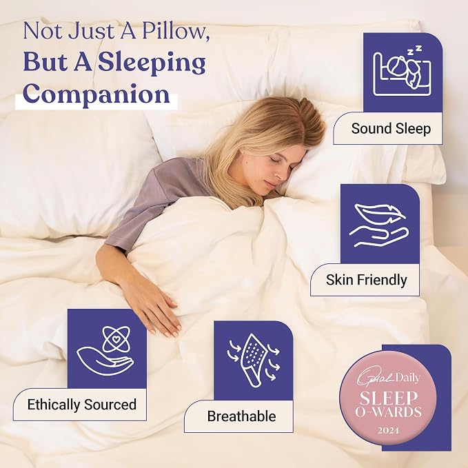 FluffCo Zen Fluff™ Down King Pillow - Image 4