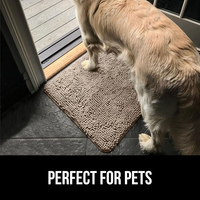 GORILLA GRIP SOAKSTOPPER Dog Door Mat, 30x20 Machine Washable Rug Absorbent - Image 6