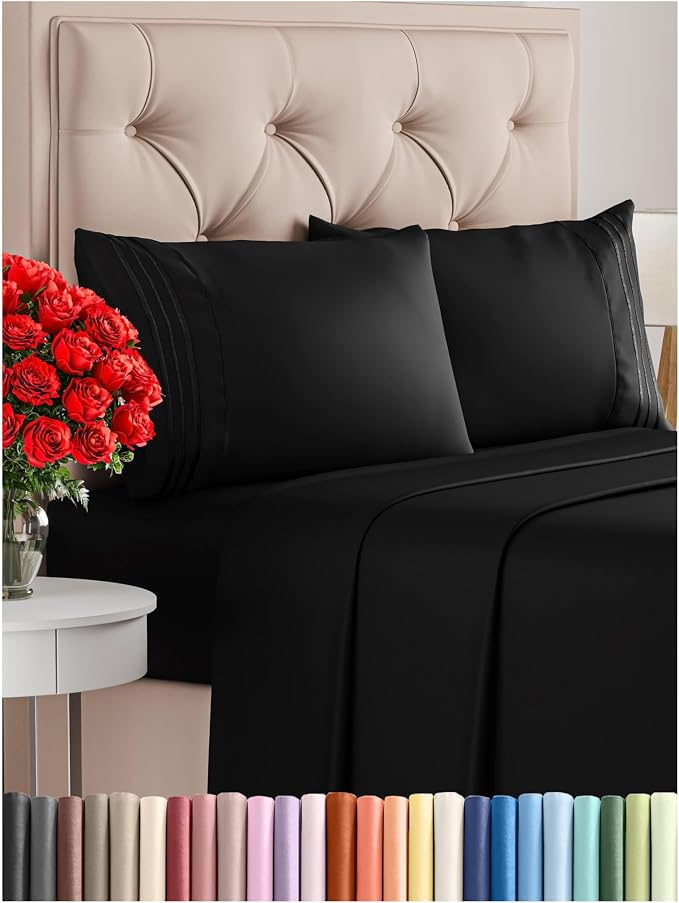Queen Size 4 Piece Sheet Set by CGKUnlimited