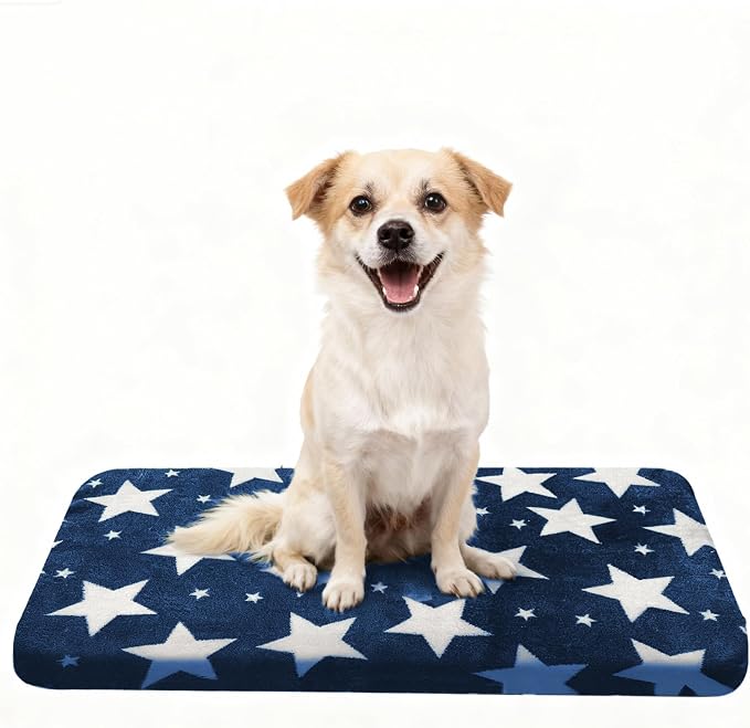 Washable Dog Bed Plush Orthopedic Outdoor Crate Mat by Unknown