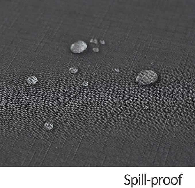 maxmill Faux Linen Textured Rectangle Tablecloth Water Resistant Wrinkle Free - Image 5