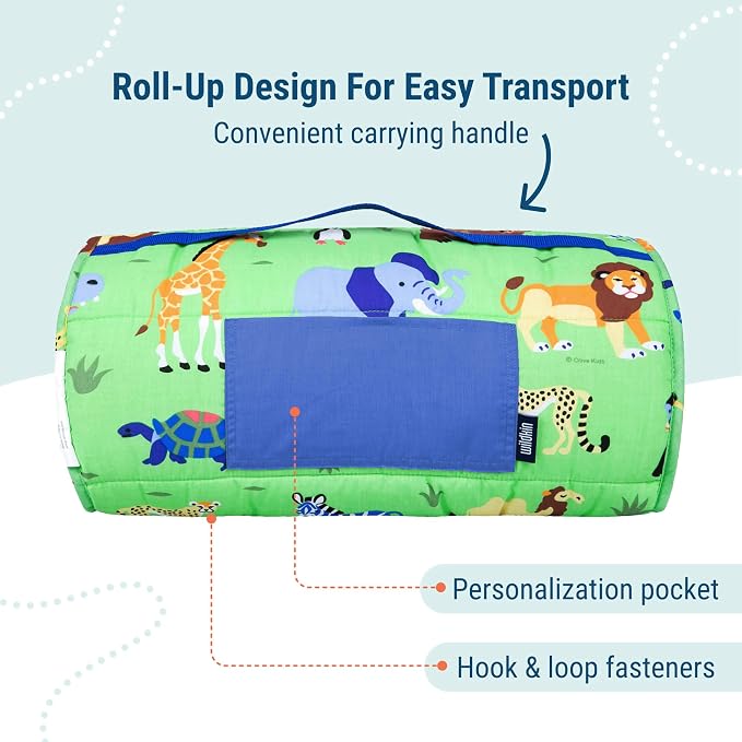 Wildkin Kids Original Nap Mat – Cozy Kids Sleep Mat - Image 4