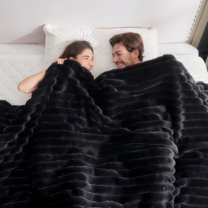 Cozy Bliss Faux Fur Throw Blanket - Image 6