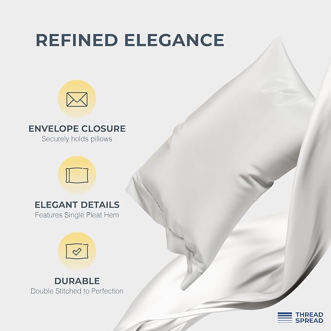 THREAD SPREAD 100% Egyptian Cotton Sheets California King Size - Image 4