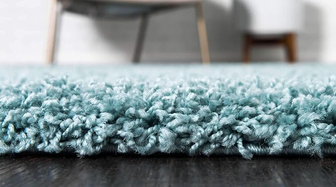 Unique Loom Solid Shag Collection Area Rug - Image 5