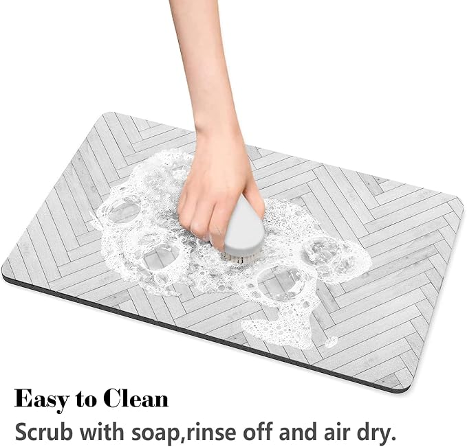 Dog Food Mats for Floors Absorbent, Pet Cat Food Mat - Image 7