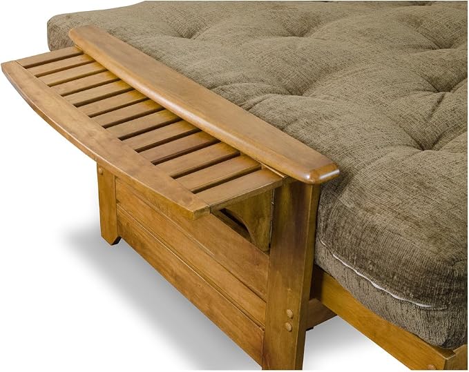 Nirvana Futons Brentwood Tray Arm Futon Sofabed Set - Image 6