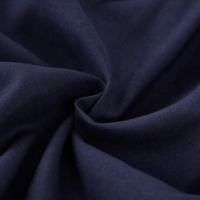 MEILA Wrap Around Bed Skirt Three Fabric Sides Elastic Dust Ruffled 24 Inch - Image 6