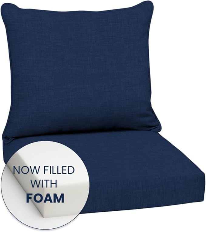 Arden Outdoor Foam Deep Seat Cushion Set, 24 in x 24 in, Weather-Proof - Image 2