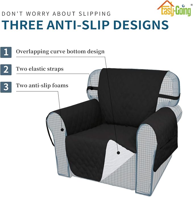 Easy-Going Sofa Slipcover Chair Cover Waterproof Couch Cover Washable Sofa - Image 3