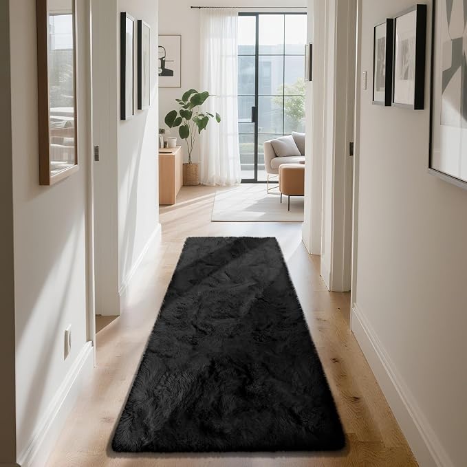 Soft Runner Rugs for Bedroom, Bedside Rug for Living Room Bedroom Kids Room by Yongyangjuxi