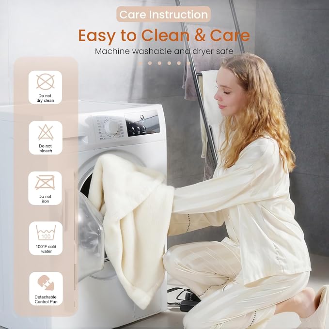 Heated Throw Blanket Electric Blanket - Image 7