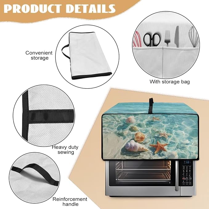 Toaster Oven Cover Washable Small Kitchen Appliance Dust Cover - Image 5