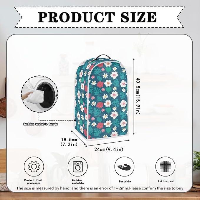 Print Blender Cover for Women Food Processor Covers Stand Mixer Appliance Cover - Image 6