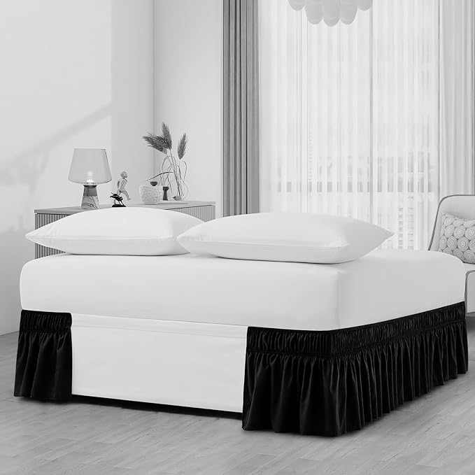Silver Wrap Around Bed Skirts - Image 8