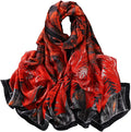 Fashion Scarves Scarf 100% Silk Feeling Scarf Silk Like Scarves Long by Myneiyi