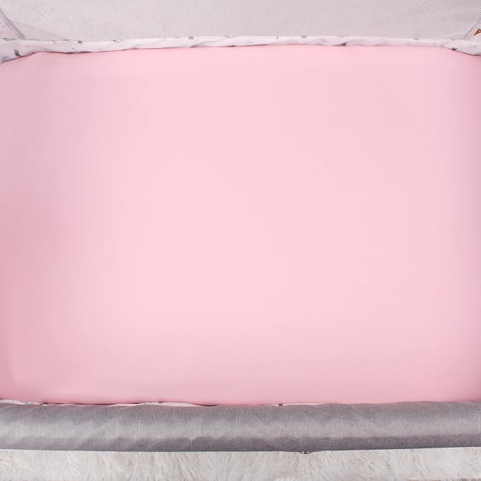 Belsden Pack of 3 Fitted Bassinet Sheet Set, Flexible Fit Various Bassinet - Image 5