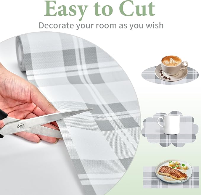 Drawer and Shelf Liner for Kitchen Cabinet: 17 in X 30 Ft Non Slip Waterproof - Image 8