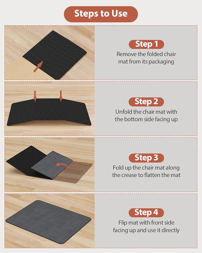 Blvornl Office Chair Mat for Hardwood Floor and Low Pile Carpet, Heavy Duty - Image 7