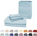 Bella Coterie Luxury Bamboo Viscose Queen Size Sheet Set | 100% Organically by BC