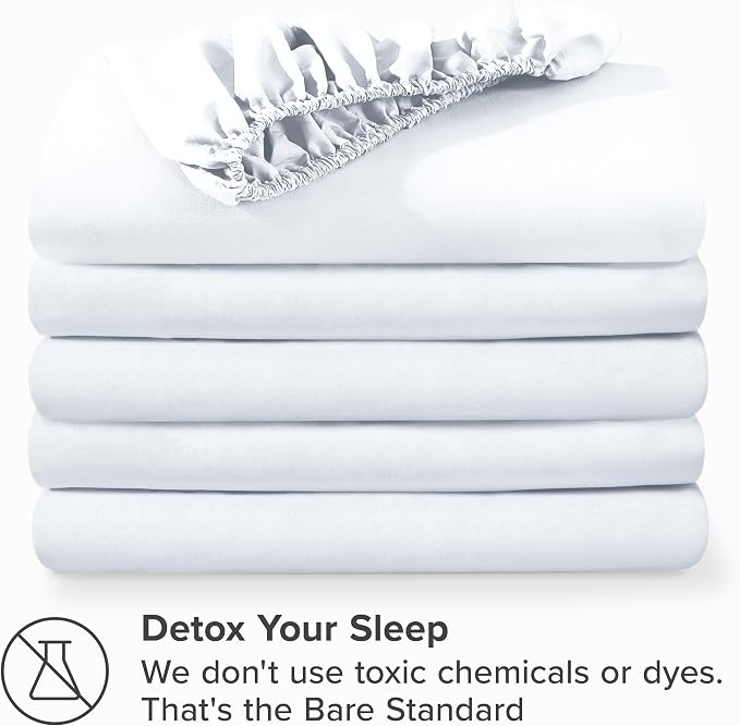 Bare Home 5-Pack Fitted Bottom Ultra-Soft Sheets King - Image 7
