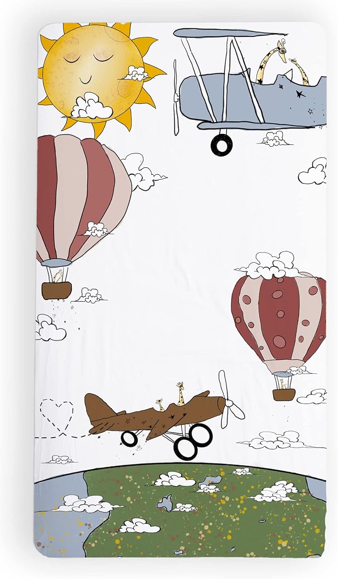 JumpOff Jo - Fitted Crib Sheet, Super Soft 100% Cotton Sheet - Image 8