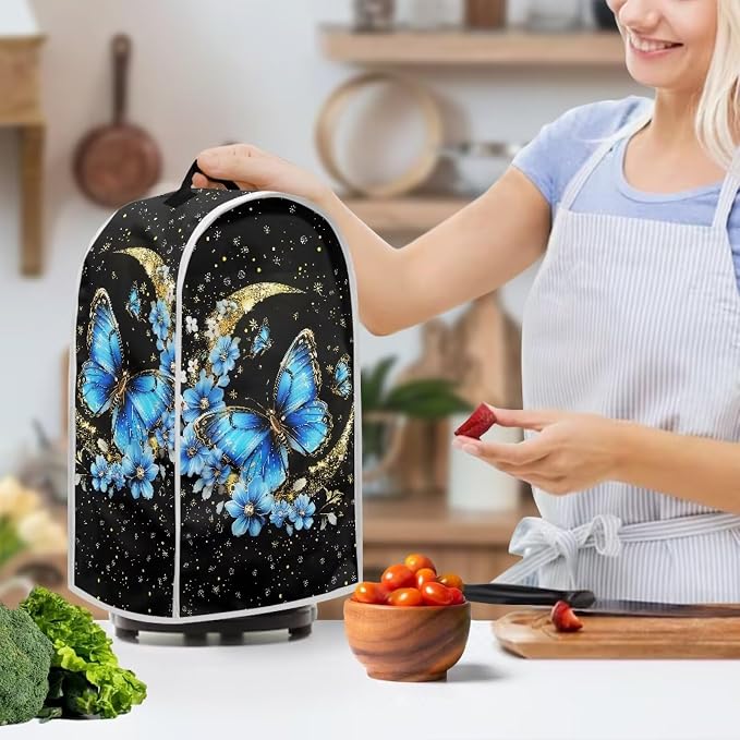Snowman Pattern Blender Dust Cover, Stand Mixer or Coffee Maker Appliance Cover - Image 3