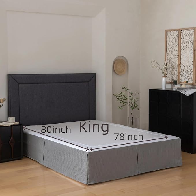 King Bed Skirt, Wrap Around Bed Skirt - Image 3