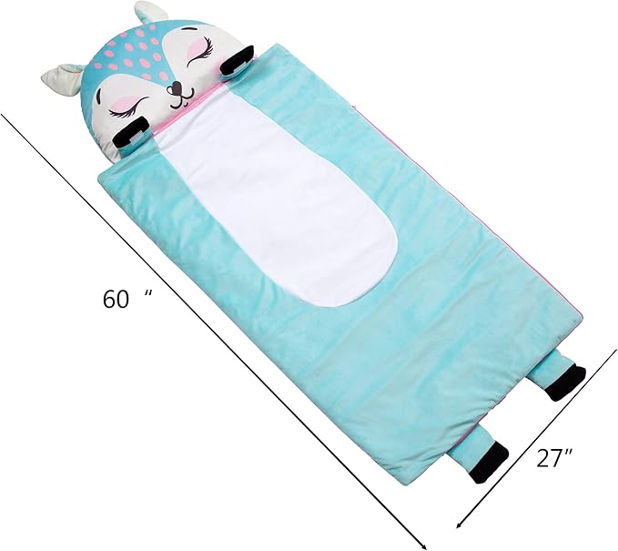 Kid's Nap Buddies Character Preschool Nap Mat, Toddler Sleeping Bag - Image 4